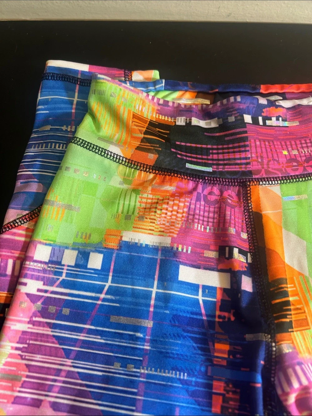 Justice Girls' J-Sport Glitch Print Leggings 7/8